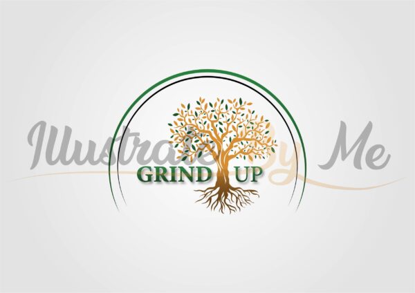 Gring Up Logo Design illustratebyme.com